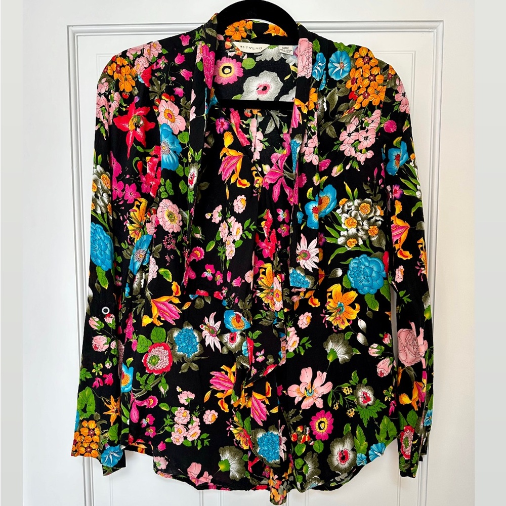 Anthro Floral Blouse